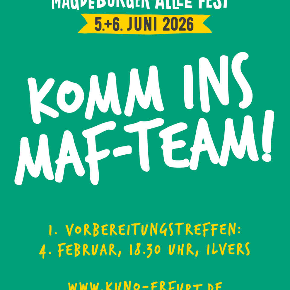 ERSTES  Vorbereitungstreffen MAF 26 Cover